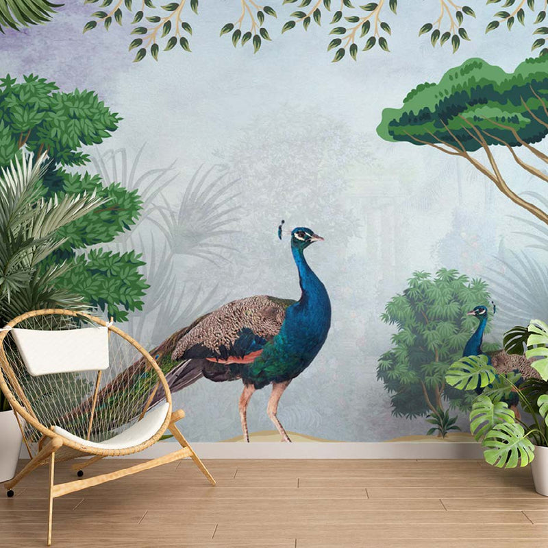 Opulent Peacock Wallpaper