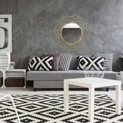 Circular Spikes Metal Wall Mirror: Reflect Your Unique Style with Personalized Decor