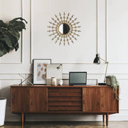 Boho Moon Phase Elegant Wall Mirror