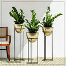 Metal Planters Oval Shaped