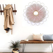 Floral Mandala Peel Wall Mirror