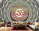 Traditional Om Symbol Wallpapergrey