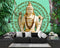 Lord Shiva Green Wallpaper