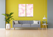 Light Layered Petals Wall Art, Set Of 2