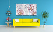Big Watercolour Flower Wall Art, Set Of 3