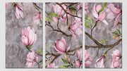 Flower On Branches Wall Art, Set Of 3