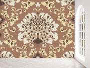 Intricate Peacock Design Wallpaper