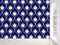 Shades Of Blue  And White Pattern Wallpaper