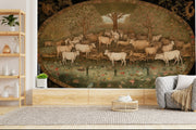 Pastoral Cows Wallpaper