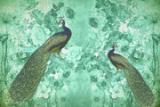 Peacock Elegance Wallpaper
