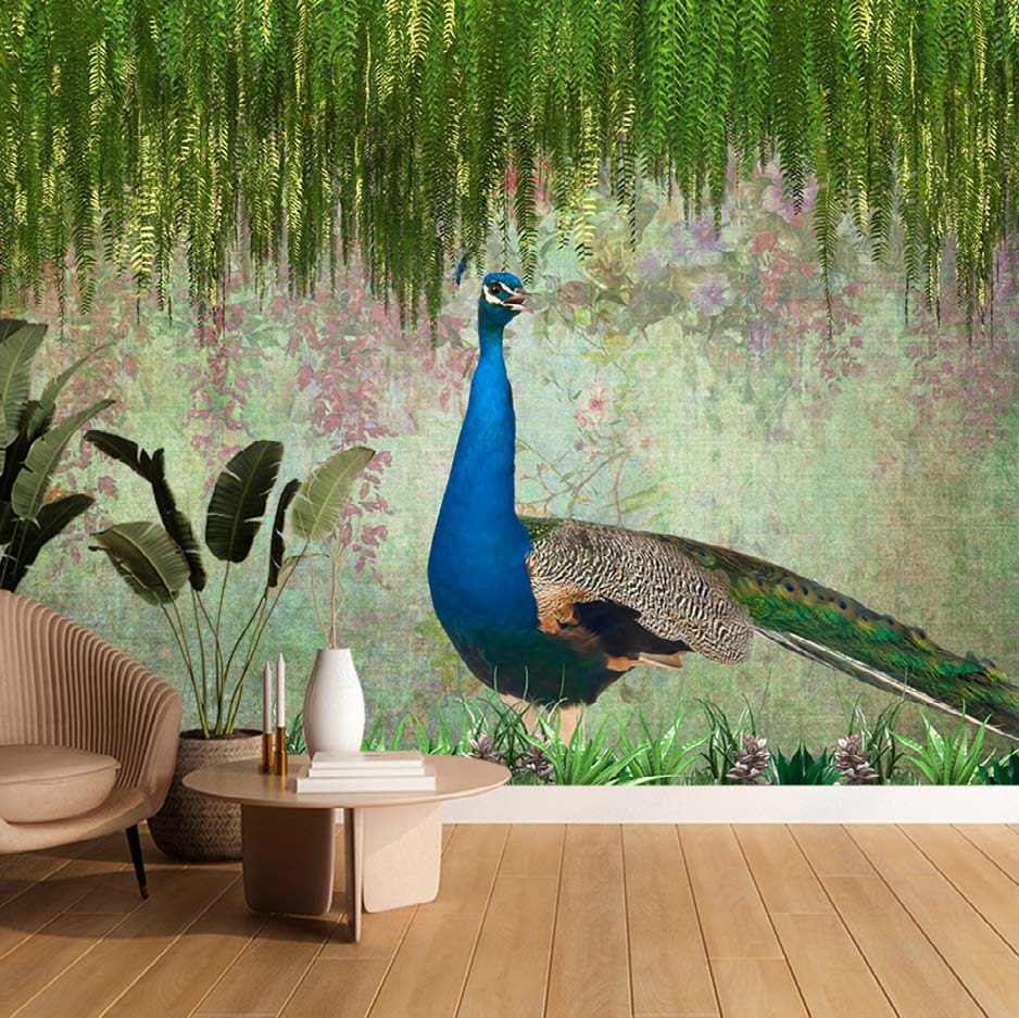 Peacock Paradise Wallpaper