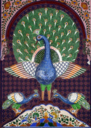 Peacock Marble Wallpaper