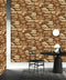 CG04 Lit Brown Wooden  wallpaper