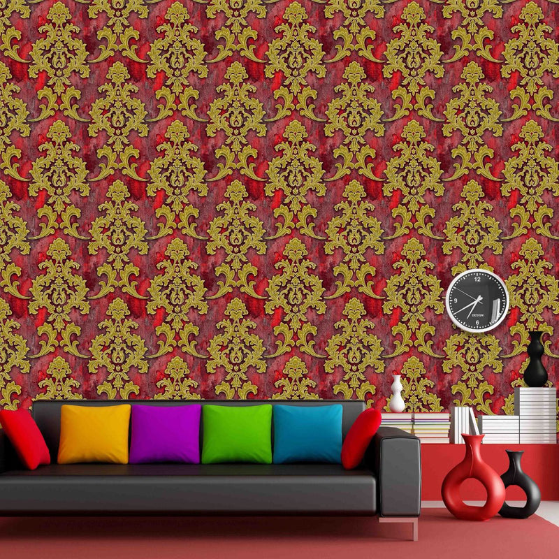 CG04 Textured Heavy Living Room Wallpaper