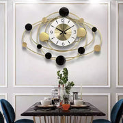Nordic Orbital Metal Clock