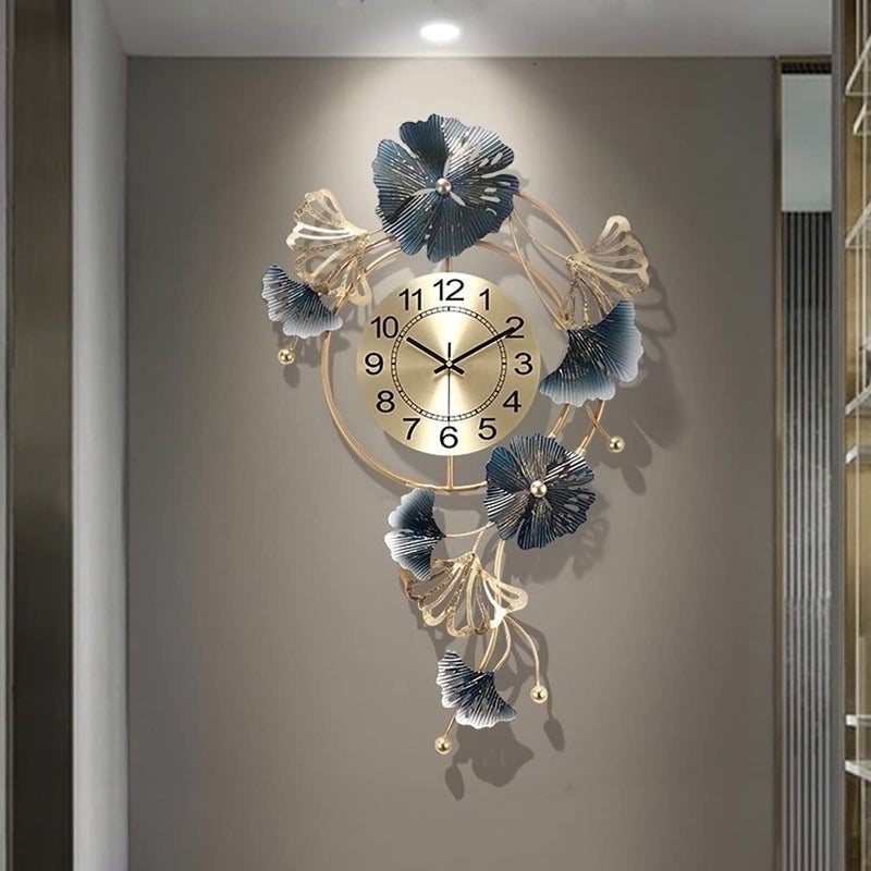 Abstract Floral 3d Wall Clock