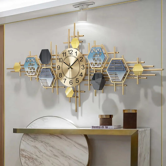 3D Exquisite Geometric Wall Clock