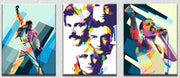 Queen Band Pop Art, Set Of 3