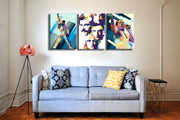 Queen Band Pop Art, Set Of 3