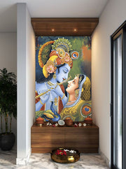 Radha Krishna Customised Wallpaper