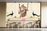 Radha Krishna Customised Wallpaper