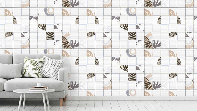 Designer Tiles Like Rustic Wallpaper