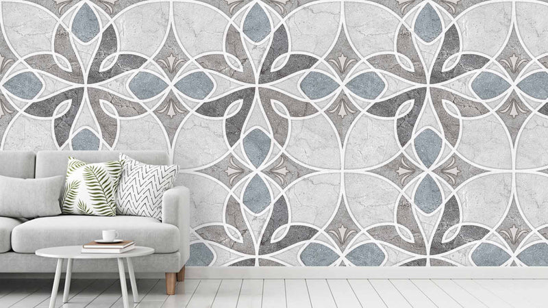 Antique Silver Rustic Wallpaper