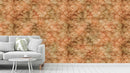 Vandana Orange Pattern Wallpaper