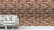 Brown Bricks Texture Rustic Wallpaper