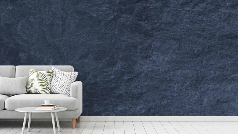 Navy Blue linen textured wallpaper 3424  California Wallpaper