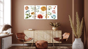 Beautiful Floral, Set Of 3