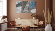 Grey Line art Set of 3