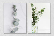 Green Leaves Wall Art, Set Of 2