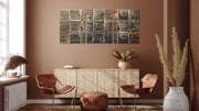 Vintage Rustic Wall Art, Set Of 3