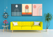 Contemporary Art, Set Of 3