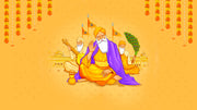 Radiant Devotion Guru Nanak Wallpaper