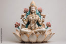 Radiant Wealth Lakshmi Ji Wallpaper