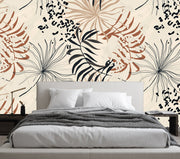 Brown Pastel Shade Abstract Wallpaper