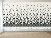 Black White Triangle Abstract Wallpaper
