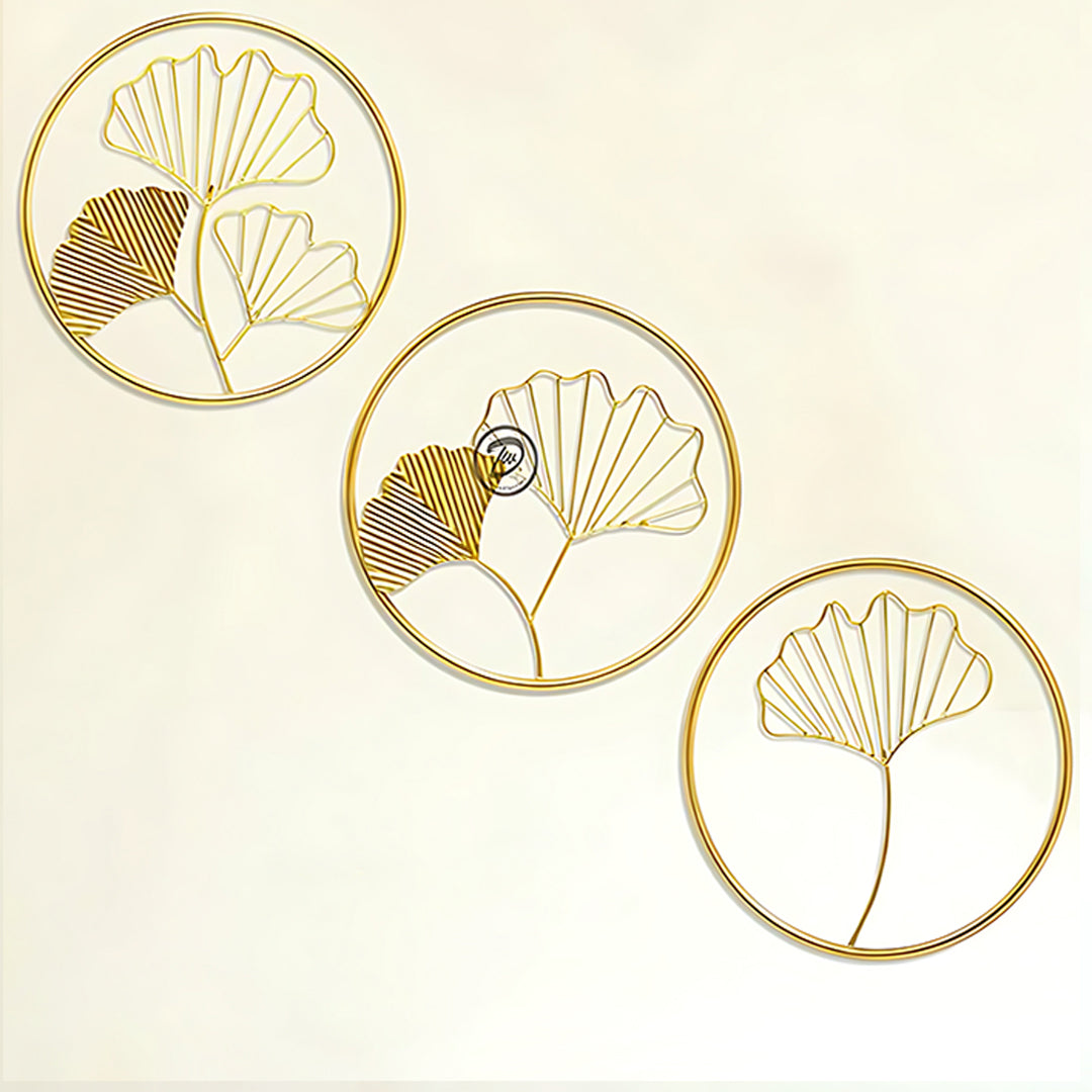 Flower Circular Ring Set Of 3