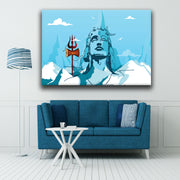 Shiva On The Mountains Wall Art