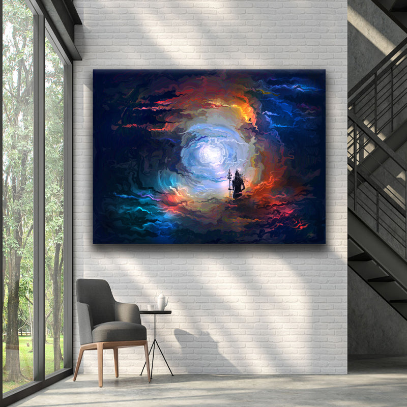 Shiva And The Universe Wall Art