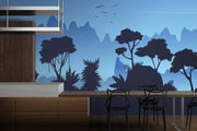 Customize Wallpaper Trees In Blue Skys