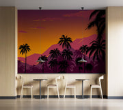 Customize Wallpaper Sketch Of Nature Art
