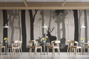Customize Wallpaper Sketch Of Jungle nature