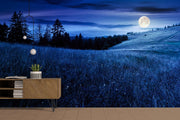 Customize Beautiful Dark Mountain With Trees