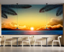 Customize Wallpaper Of Sunset In Sea