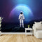 Astronaut On Rock Surface Space Wallpaper