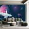 Houwin Galaxy Tapestry Astronaut Wallpaper