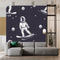 Astronaut On A Snowboard Wallpaper